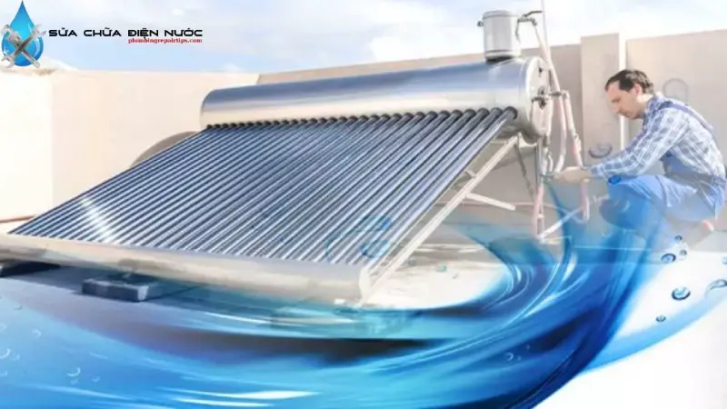 Cách vệ sinh bồn nước năng lượng mặt trời